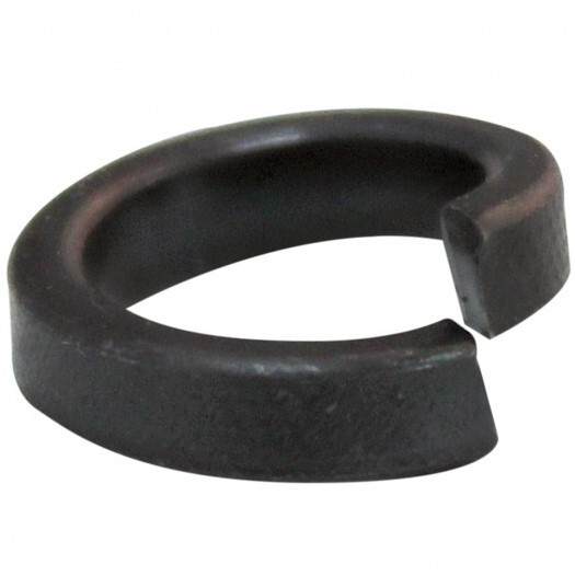 #10 HI-COLLAR SPLIT LOCK WASHERS MED. CARBON PLAIN FINISH